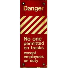 SIN-1211A - Danger-No one permitted ... - NO pictograph